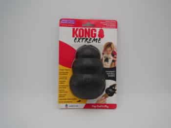 Jouet KONG Extreme noir pour chien – caoutchouc ultra-robuste, rebond imprévisible